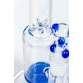 Single Blue Waben Wasser Hookah Glas Rauchen Wasser Rohre (ES-GB-321)